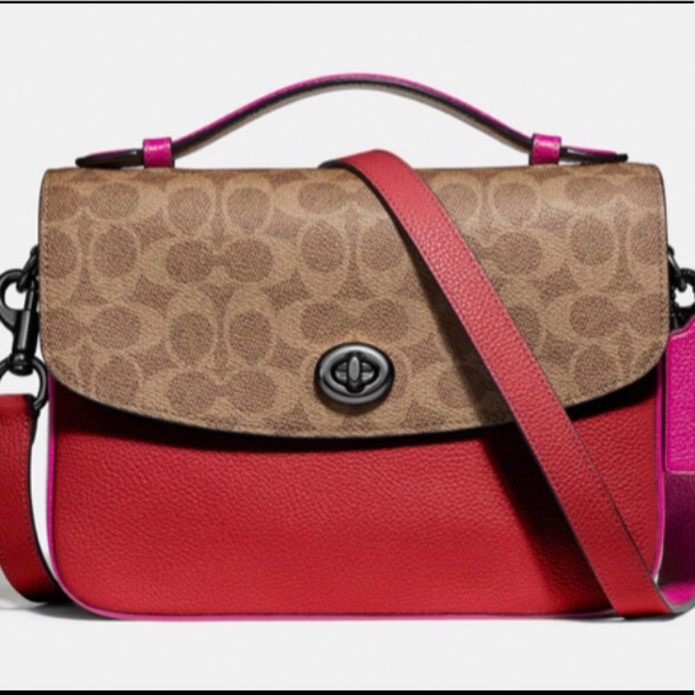 💥SALE!💥COACH Cassie XBody W/Sig Canvas Blocking